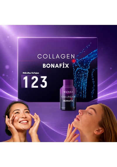 Voonka Collagen Bonafix 50ml 30adet Shot Tip1-2-3 Karışık Meyve Aromalı