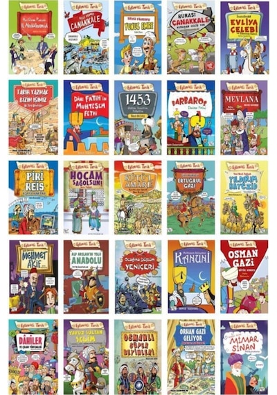 Timaş Eğlenceli Tarih Seti 25 Kitap Set