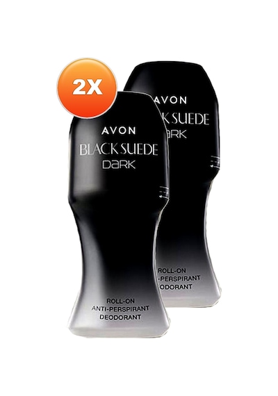 Avon Black Suede Dark Erkek Roll-On Deodorant 2 x 50 ML