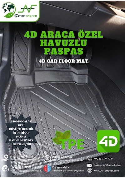 Jaecoo J7 2024 Ve Sonrası Uyumlu 4d Premium Paspas Bizymo