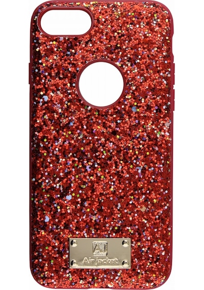 Apple Uyumlu iPhone Air Jacket 8 Simli Arka Koruma Kılıf Kahverengi
