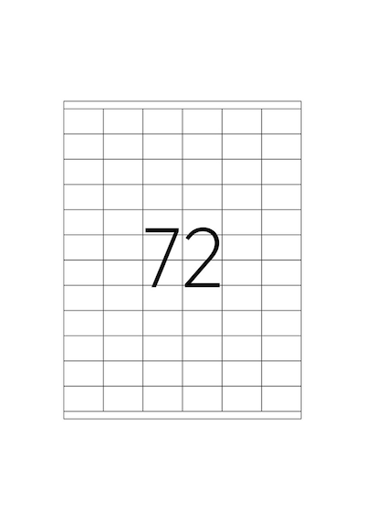 Tanex Lazer Etiket Tw-2172 35 X 23 MM
