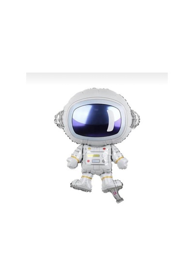 Uzay Temalı Astronot Folyo Balon Renkli Renkli