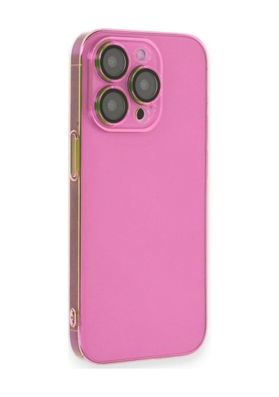 Apple iPhone  Uyumlu,  13 Pro Max Kılıf Armada Lensli Kapak - Pembe