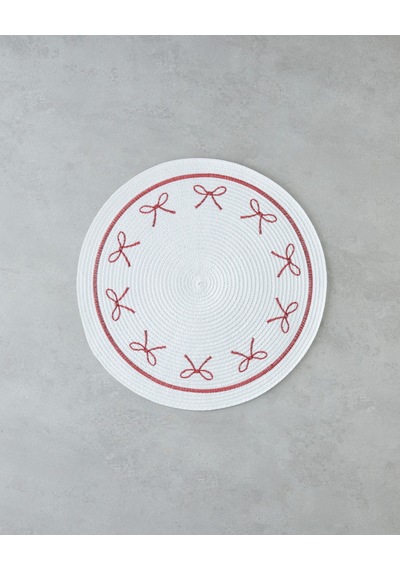English Home Solina Pp 2'li Amerikan Servis 38 Cm Kırmızı - Beyaz