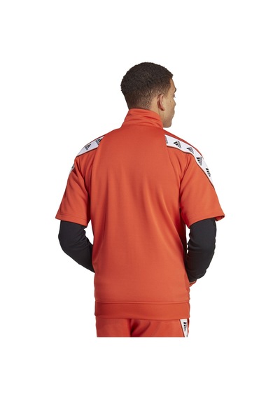 Adidas M Short Ts Tt Erkek Günlük Kısa Kollu Ceket Ib8414 Turuncu 001