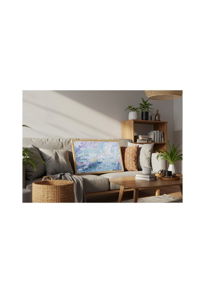 Modern Sanat Signac Rotterdam Limanı Çerçevesiz Poster 21x30 Cm A4 Tablo Modern Sanat Ekspresyonizm
