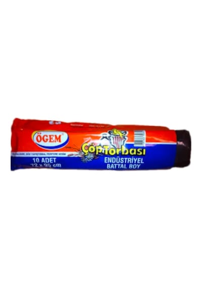 Ögem Endüstriyel Battal Boy Çöp Torbası 5 Adet Siyah 72 x 95 CM
