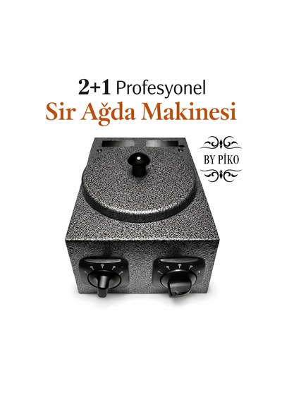 By Piko 2+1 Profesyonel Sir Ağda Makinesi Paslanmaz Çelik