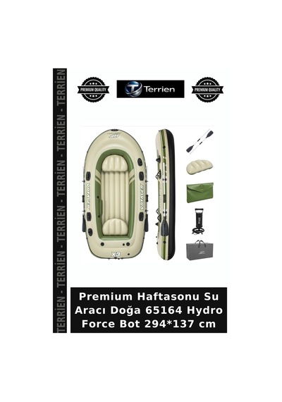 Premium Haftasonu Su Aracı Doğa 65164 Hydro Force Bot 294 137 Cm Çok Renkli