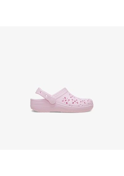 Crocs Floral Cut Out Kız Çocuk Terlik 210943-6zw Pembe