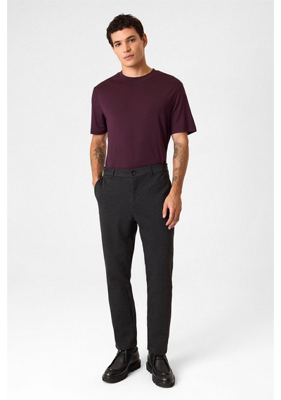 Back And Bond Regular Fit Diagonel Antrasit Jogger Pantolon Çok Renkli