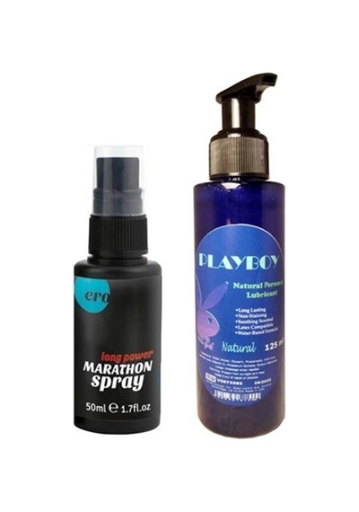 Playboy Hintohu Erkeklere Özel Sprey 50 Ml Peak Power For Men Sprey - Playboy 125 Ml Lubricant Gel