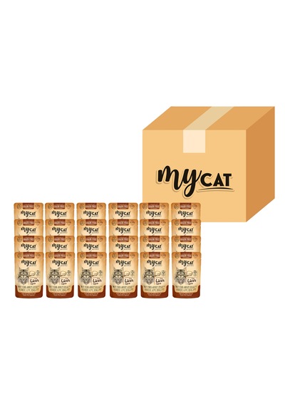 Mycat Ciğerli Pouch Yetişkin Kedi Maması 24 x 85 G