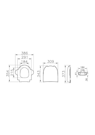 Sento Soft Çocuk Klozet Kapağı-dp-beyaz 133-003-009
