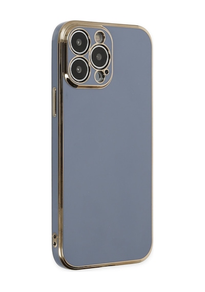 Apple iPhone Uyumlu 14 Pro Max Kılıf Volet Silikon - Mavi Bzsxx00 1