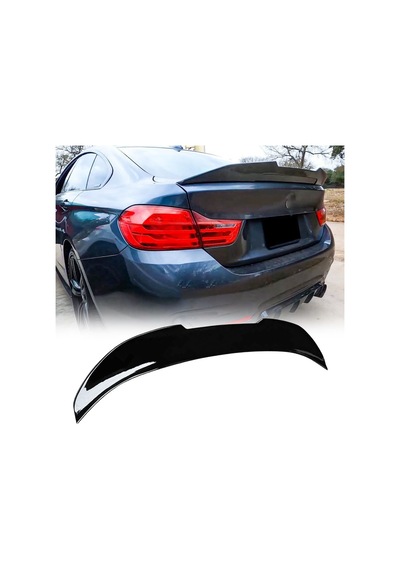 Autogp Bmw F36 Psm Bagaj Üstü Spoiler Siyah Boyalı Plastik 2013 / 2017 Agp-bgz-sp-145386
