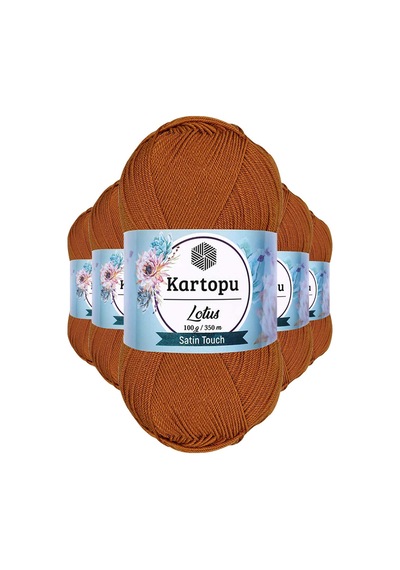 5 Adet Lotus Bikini Büstiyer Bluz Örgü İpi K302 Tarçın