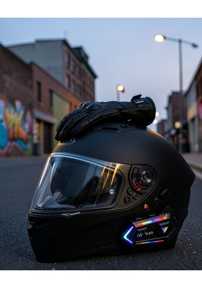 Ipx6 Suya Dayanıklı Kask Kulaklık Sistemi Xuczzzy20intercom-4