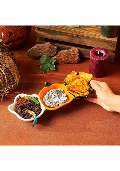 Karaca Halloween Bölmeli Çerezlik 30 Cm Renkli