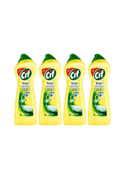Cif Krem Limon Kokulu 750 Ml - 4'lü Paket Diğer