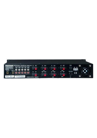 Westa Wm-250ut 250w /4-16 Ohm Usb/bt/eko/uk 6 Bölgeli 4 Mik.giriş Trafolu Mixer Anfi