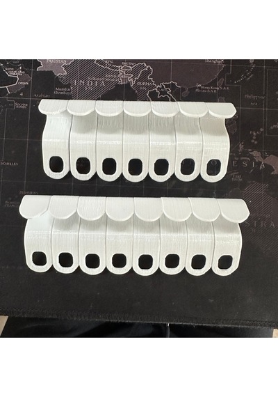 Askı Kancası 15 Adet 3d Baskı Gömlek Çanta Kemer Askı Kancası Dolap İçi Düzenleyici Askı Kancası Pla Diğer