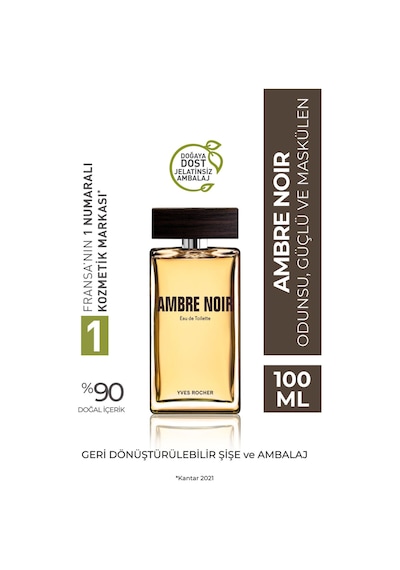 Yves Rocher Ambre Noir Erkek Parfüm EDT 100 ML