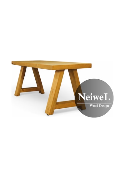 Neiwel Garden Nua Doğal Ahşap Bahçe Bank-40-220 Açık Ceviz