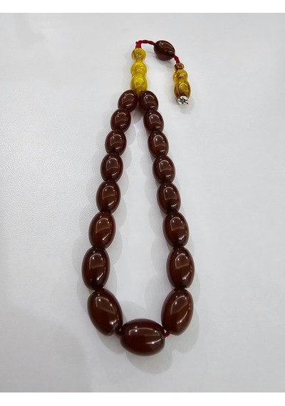 Zeyzun Usta İmzalı Bilek Boy Efe Maskot Sıkma Kehribar Tespih 15 44680602