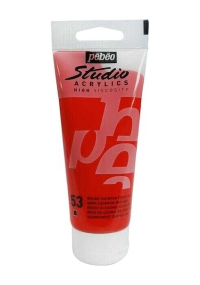 Pebeo Studıo Akrilik Boya 100 Ml Dark Cadmium Red
