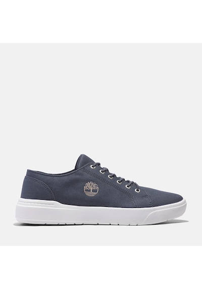 Sandalet Erkek Tb0 A66nn Ep41 Timberland Seneca Bay Low Lace Up Sneaker Dark Blue Canvas Dark Blue Canvas