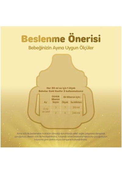 Gold 3 Çocuk Devam Sütü 800g + 350g 1 Yaş+