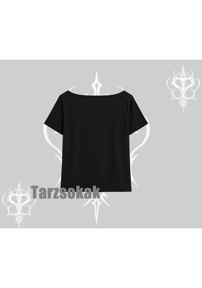 Startmore Startmore Kayık Yaka Tshirt Born To Rock Eternal Flame Legacy Siyah