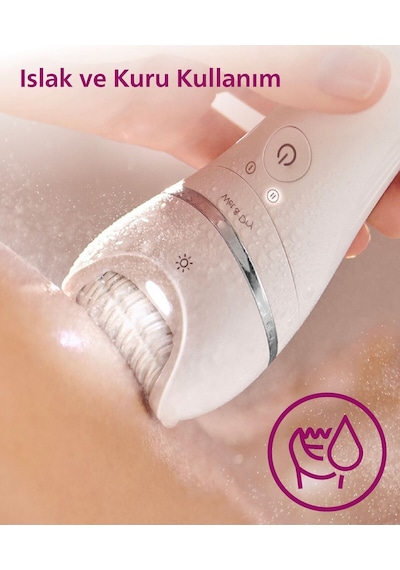 Philips 8000 Serisi BRE720/05 Islak Kuru Epilatör (Teşhir)
