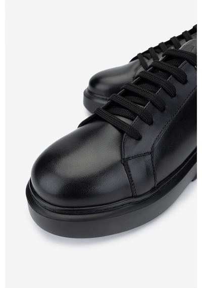 Valmenti Erkek Hakiki Deri Sneakers & Spor Ayakkabı 771 35110 Erk Ayk Y25 Sıyah Dr/syh Siyah