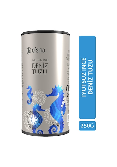 Efsina İyotsuz İnce Deniz Tuzu 250 G