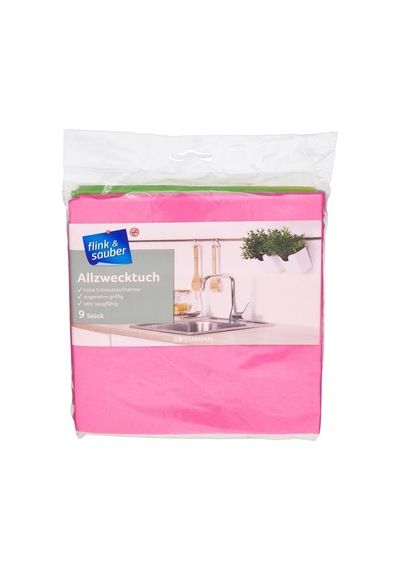 Tr Çok Amaçlı Temizlik Bezi 38x38cm 9 Adet Diğer