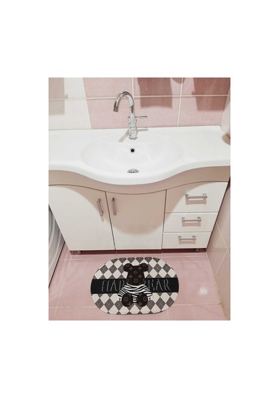 Buççin Online Mağaza Sihirli Paspas Su Emici Kaymaz Tabanlı Abdest Banyo Duş Lavabo Paspası Tezgah Önü Paspas Kauçuk İnce Çok Renkli