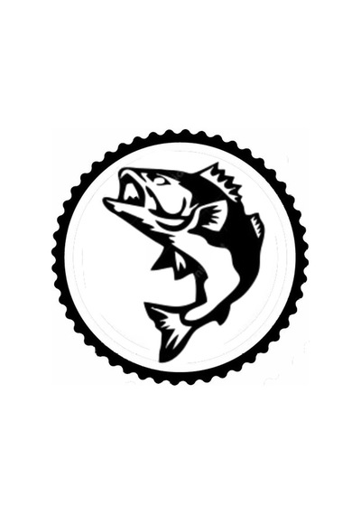 Balık Tasarım Sticker 10 X 10 Cm