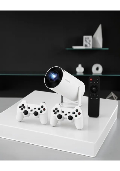 Astraltech Portatif 4k Projeksiyon Cihazı Kablosuz Yansıtma Ve Bluetooth 5.0