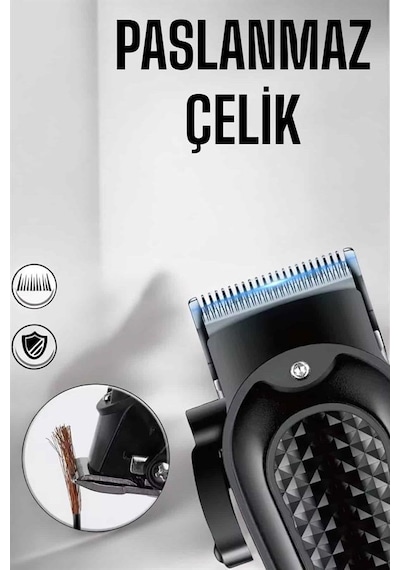 Suya - 211 - Dalı Tıraş Makinesi Keskin Bıçaklı Dijital - Muratech - Göstergeli Şarjlı
