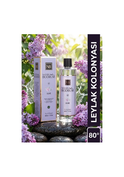 Lilac Bahar Leylağı Kolonyası 400 Ml Dökmeli 48'li Paket 80 Aile Ve Ofis Toptan Set