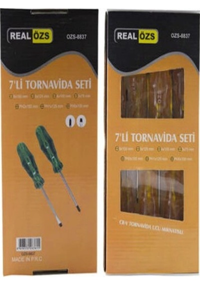 Mıknatıs Uçlu Tornida Seti 7li