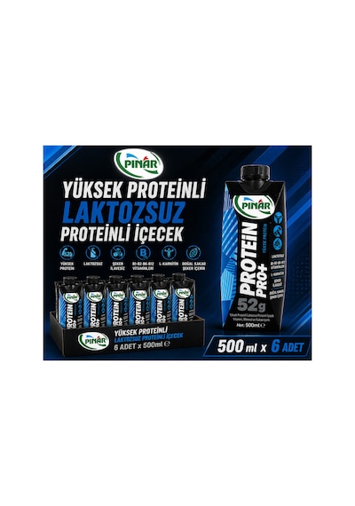Yüksek Proteinli Laktozsuz İcecek 500 Ml X 6 Adet