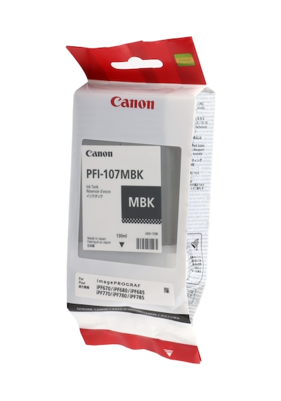Canon Pfı 107Mbk Matte Black Mat Siyah Plotter Kartuş Ipf770 775