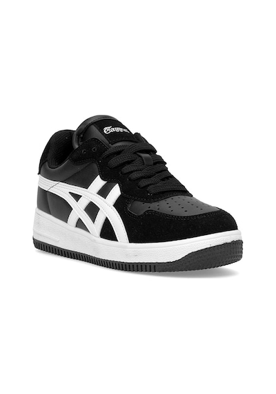 Etayger E-3086 Erkek Casual Klasik Sneaker Siyah - Beyaz Siyah  -  Beyaz