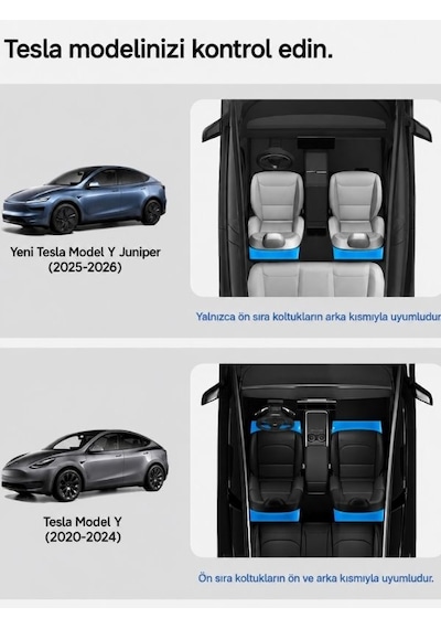 Spigen Tesla Model Y Koltuk Altı Organizer To222 Siyah Saklama Kutusu