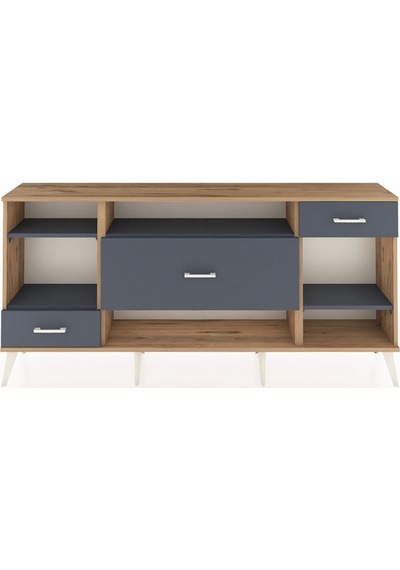 Arges Konsol 4 Raflı 3 Çekmeceli 176x30x83 Çam-antrasit/antrasit Antrasit/antrasit Arges Konsol 4 Raflı 3 Çekmeceli 176x30x83 Çam-antrasit/antrasit Antrasit/antrasit