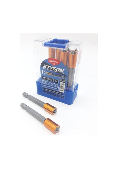 Pz2x65mm S2 Çeliği Mıknatıs Uçlu Bits Uç 1 Adet